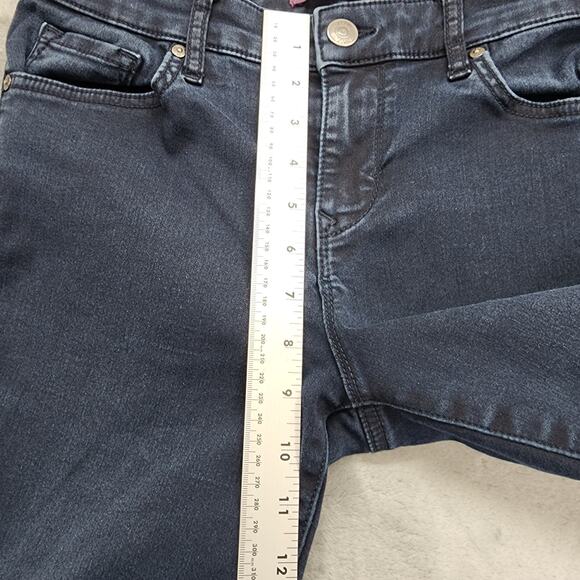 Gloria Vanderbilt Jeans Womens 6 SHORT Dark Blue Alexandra Skinny Stretch Denim - Picture 8 of 10